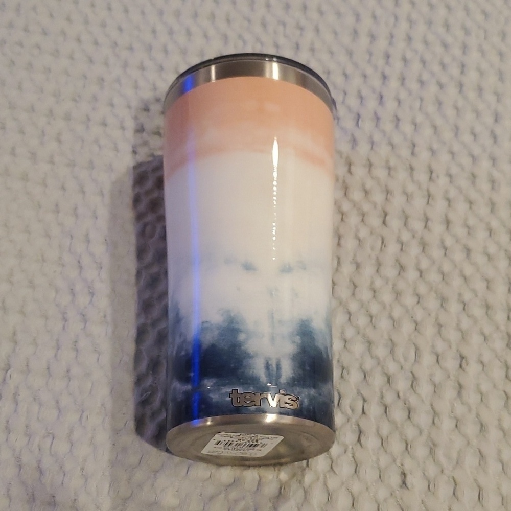 Tervis 30 Oz. Black and Coral Tie Dye Tumbler